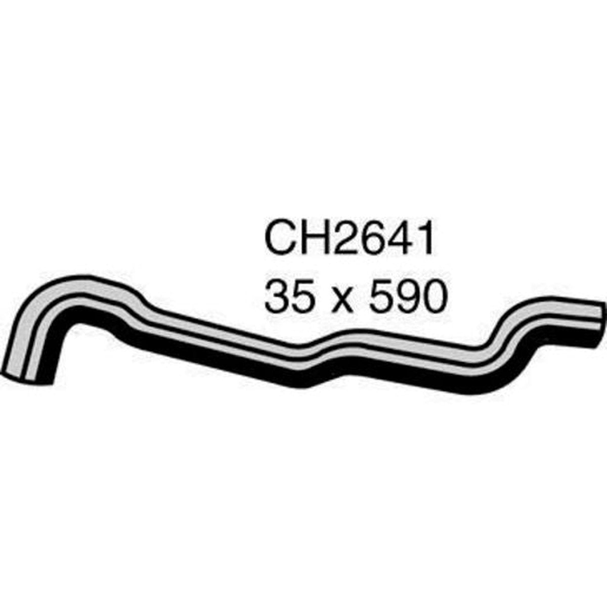 Mackay Top Radiator Hose CH2641