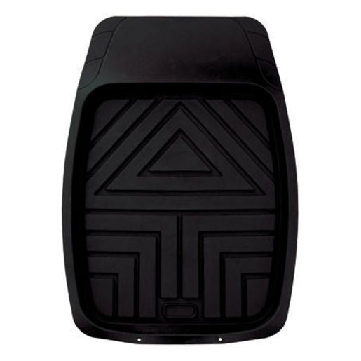 Mean Mother Deep Dish Rubber Floor Mat Front Black MM4800