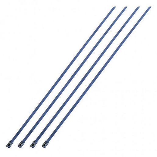 Heatshield Products Stainless Exhaust Wrap Locking Ties 14in 4 Pack 114004