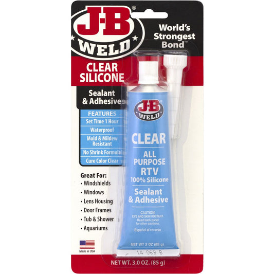 J-B Weld Clear Silicone Sealant 31310