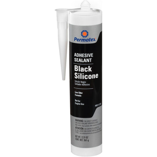 Permatex Black Silicone Adhesive Sealant 365G PX81173