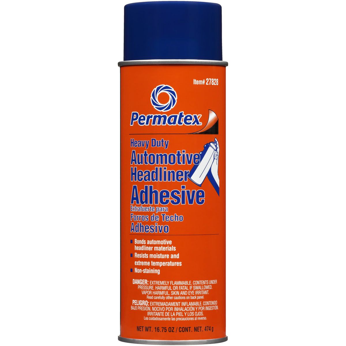 Permatex Body Shop Heavy Duty Headliner & Carpet Adhesive 474G PX27828