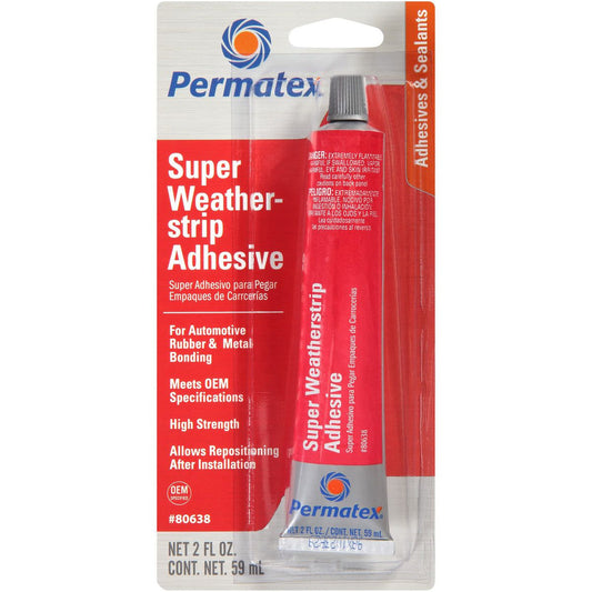 Permatex Super Weatherstrip Adhesive 59ml
