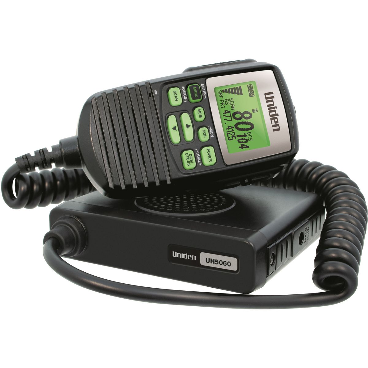 Uniden Mini Compact Size UHF With Remote Mic & Large LCD