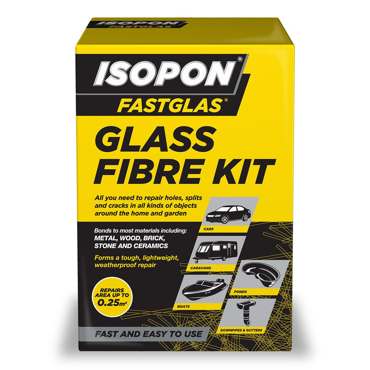 ISOPON Fastglas Small Glass Fibre Kit 250ml