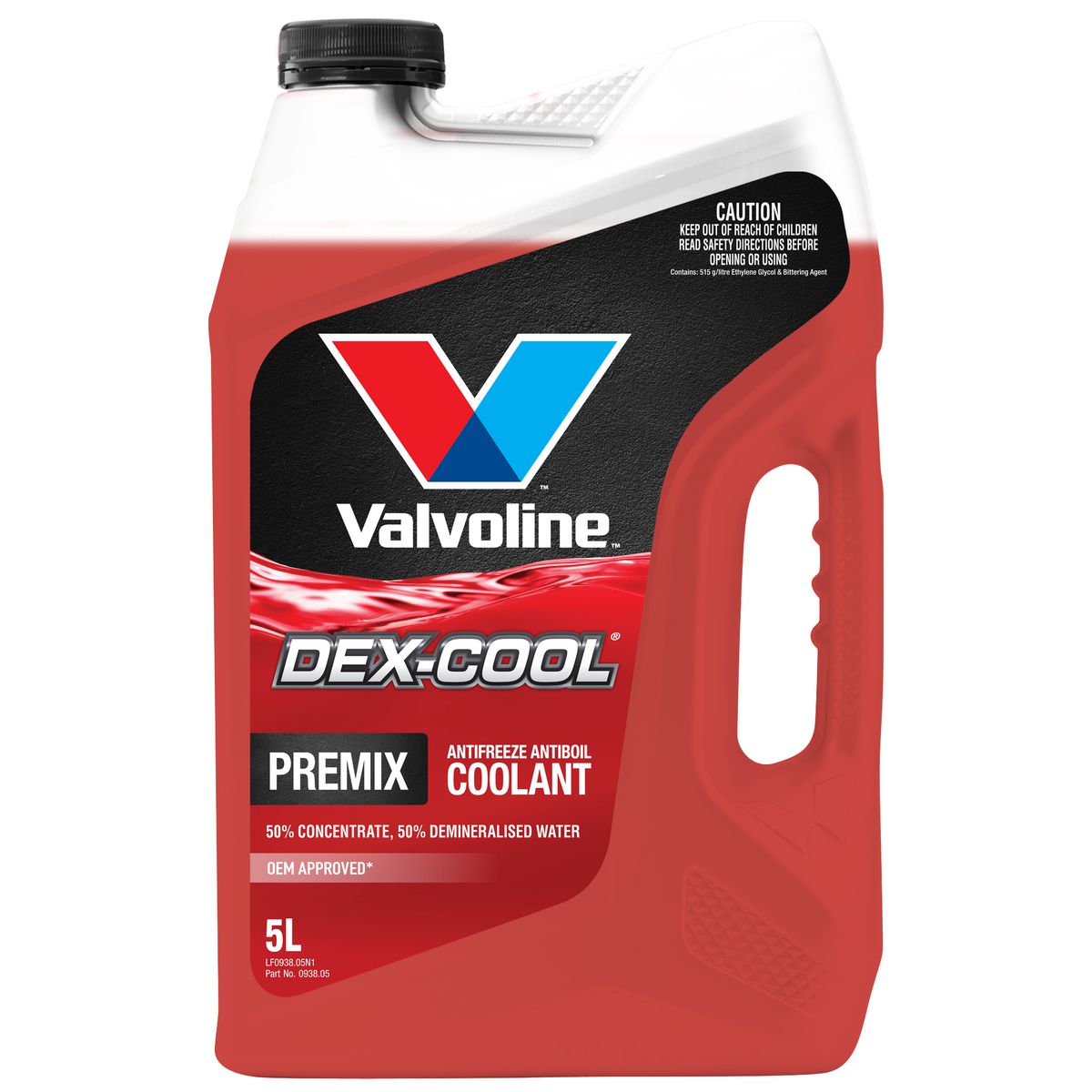 Valvoline Coolant Zerex Dex-Cool Premix 5L