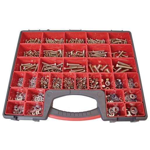 Jamec Pem Assortment High Tensile Bolts, Nuts And Washers 825 Pieces 102.523