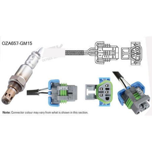 NTK Oxygen Lambda Sensor OZA657-GM15
