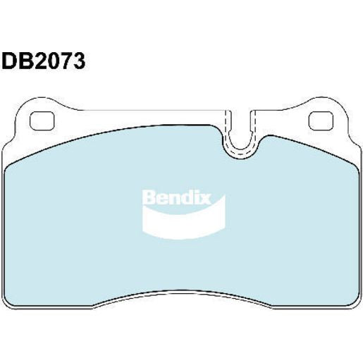 Bendix EURO Brake Pad Set Front DB2073 EURO+