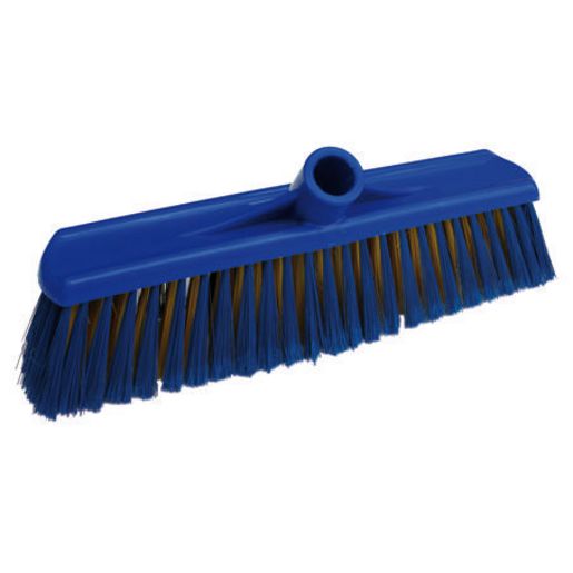 Dis Co Broom Stiff Poly Centre 355mm 14In (Handle To Suit Ah-U157) RED355PHCB
