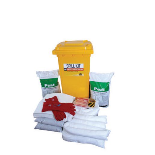 Spillcrew Spill Kit Mining Wheelie Bin SCKMC235Y