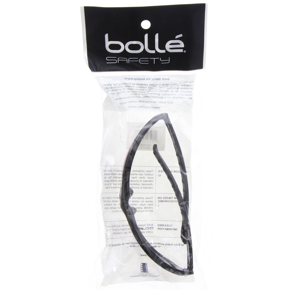 Bolle Aust Blue Safety Specs - Gloss Black 1626404