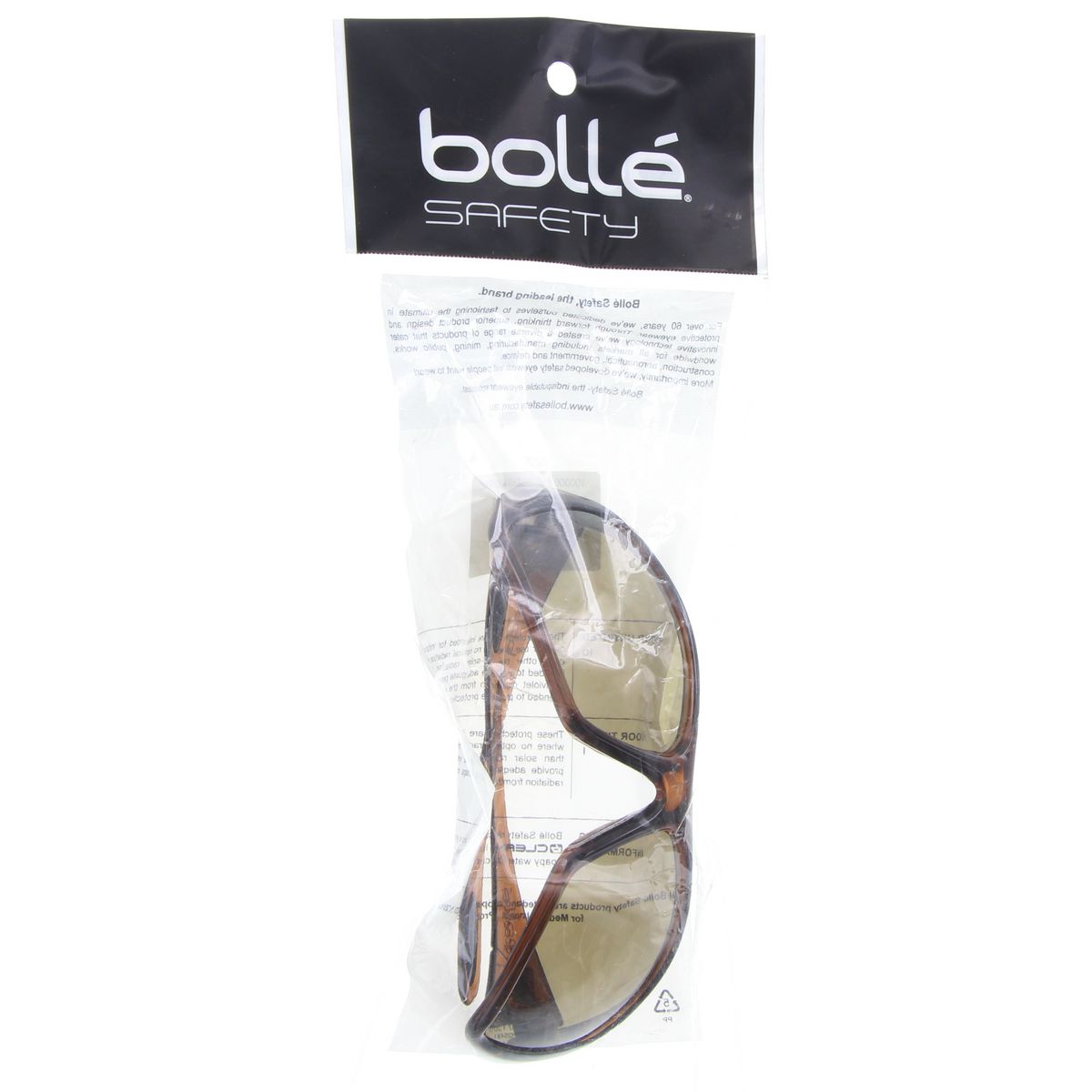 Bolle Aust Non-Polarised Brown Safety Specs 1652705