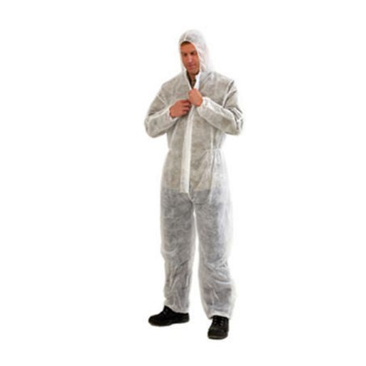 Prochoice Coverall Disposable 2Xl White DOWP2XL