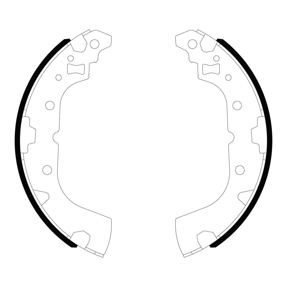 Bendix Brake Shoe Set BS5110