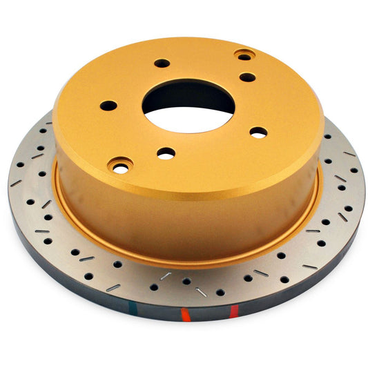 DBA HD 4000 Drilled Slotted Brake Rotor Pair 286mm Rear DBA4041XS