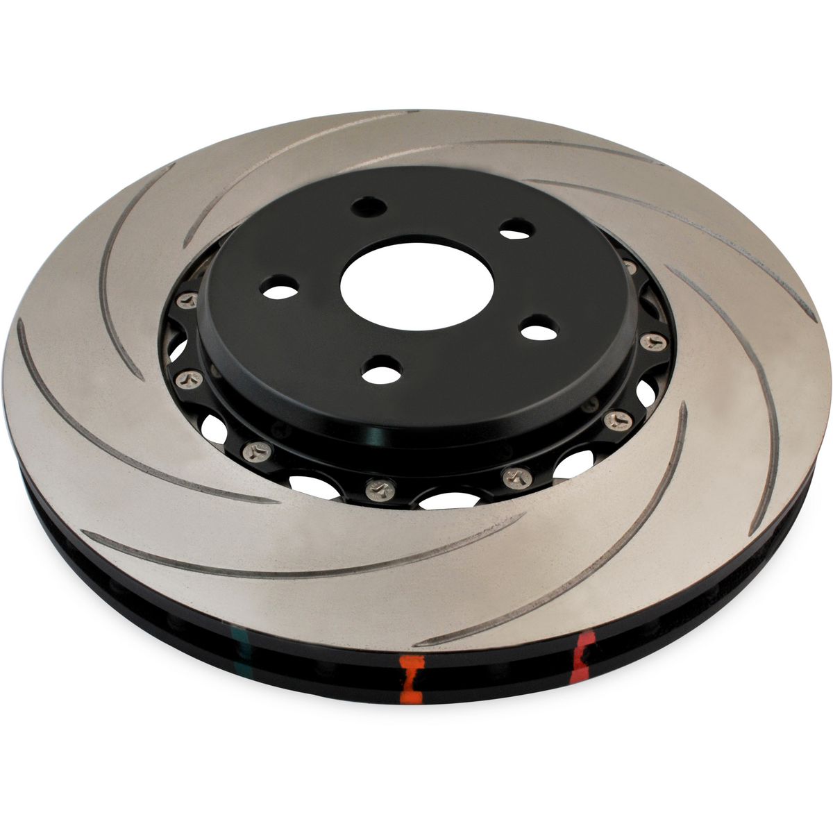 DBA T3 5000 Curved Slot 2Pc Brake Rotor 365mm Front LH DBA52030BLKCSL