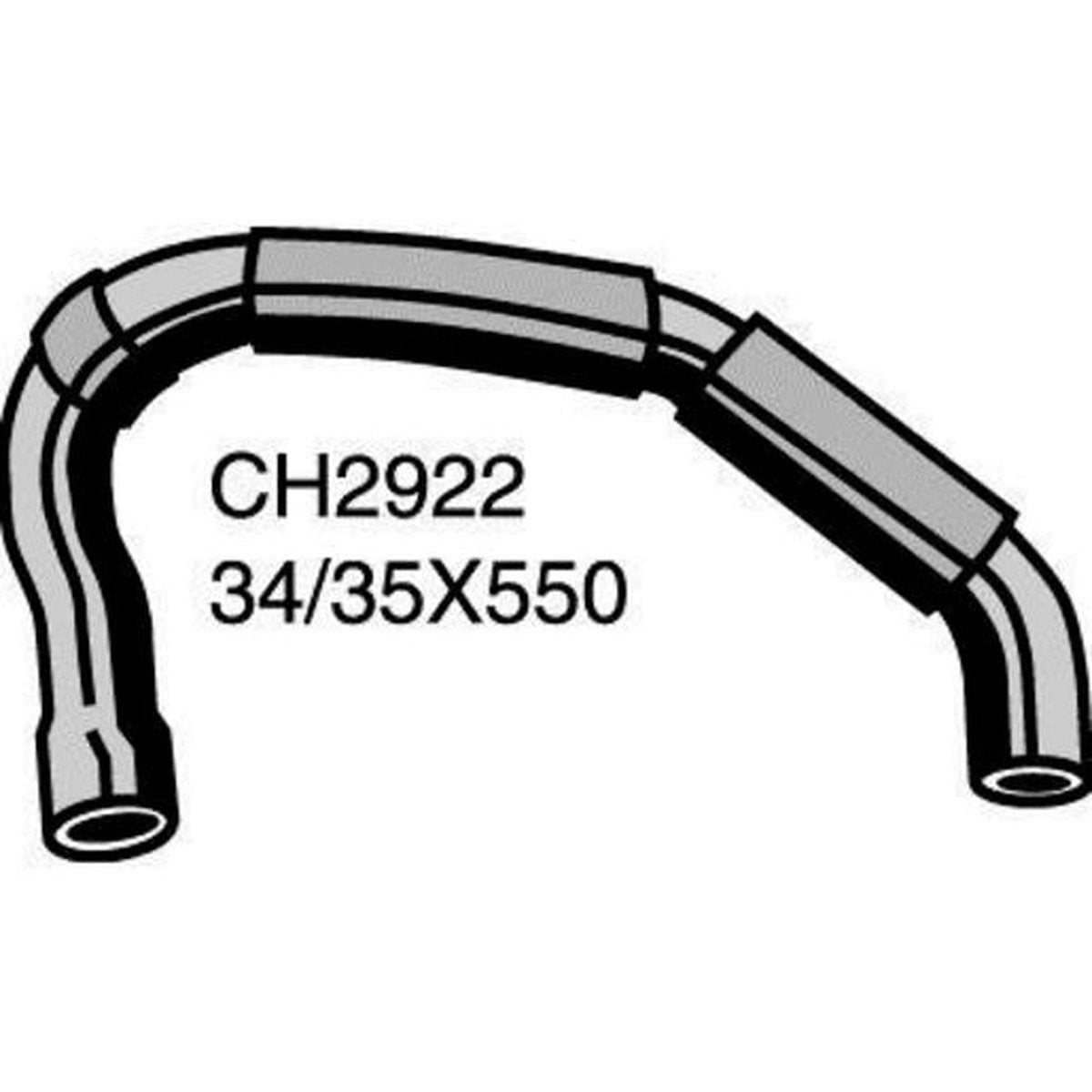 Mackay Bottom Radiator Hose CH2922