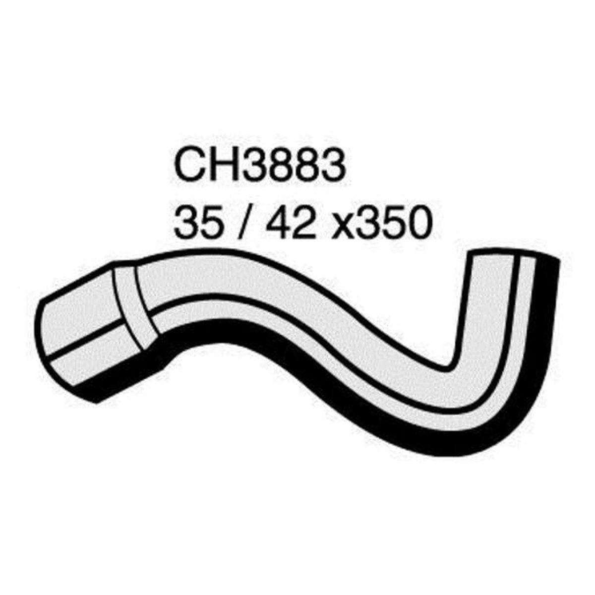Mackay Bottom Radiator Hose CH3883