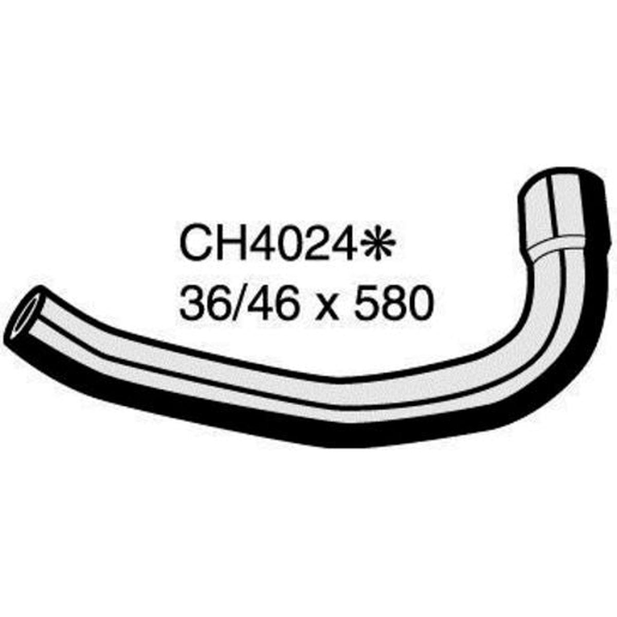 Mackay Bottom Radiator Hose CH4024