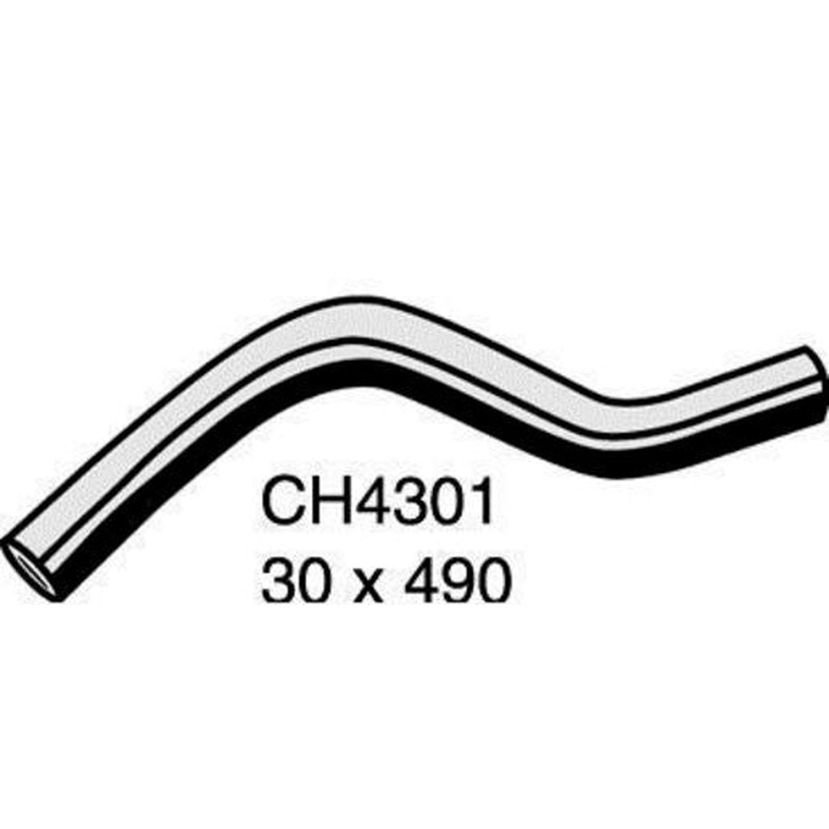 Mackay Bottom Radiator Hose CH4301