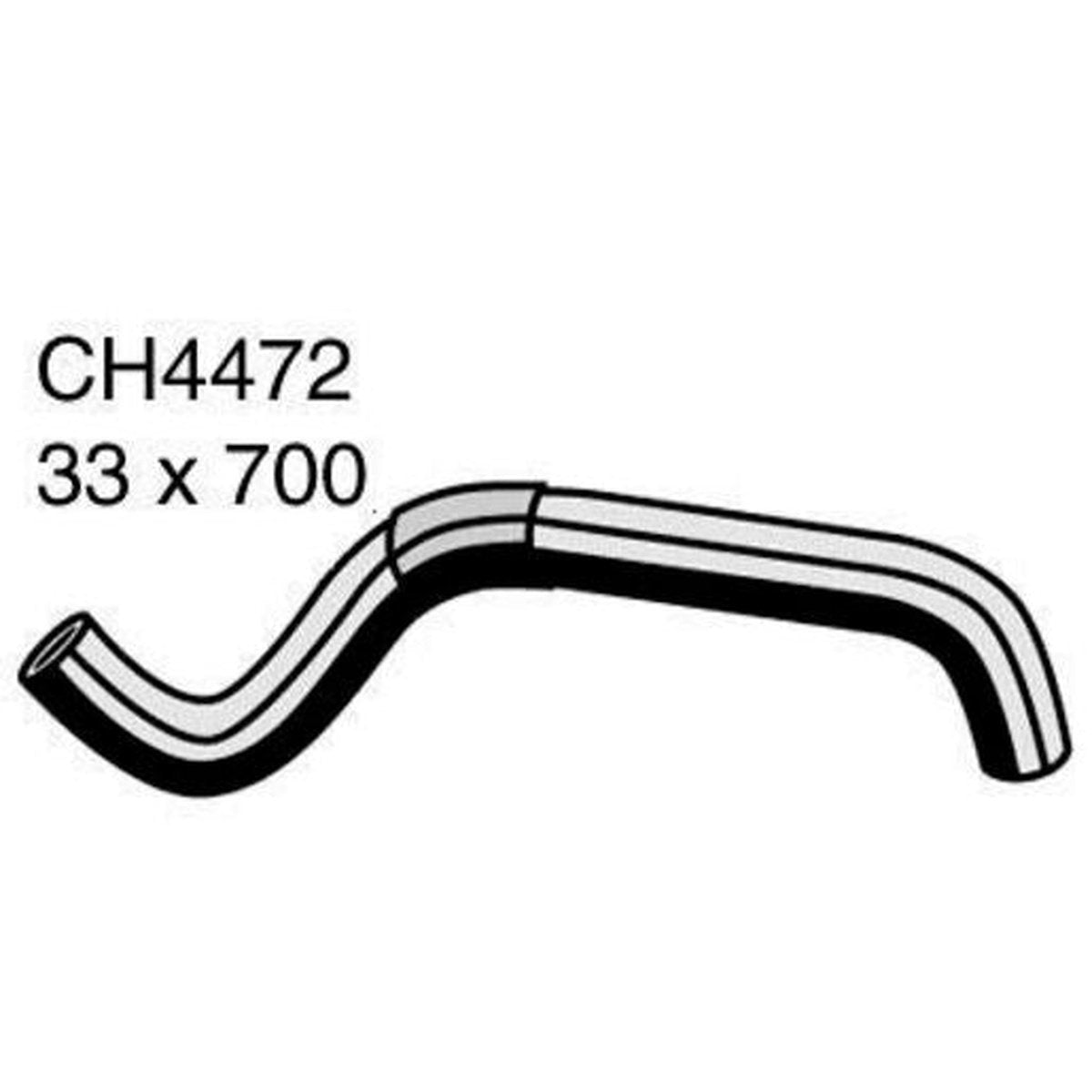 Mackay Bottom Radiator Hose CH4472