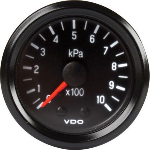VDO Pressure Gauge Mechanical 0-1000kPa 52mm Round 150035020