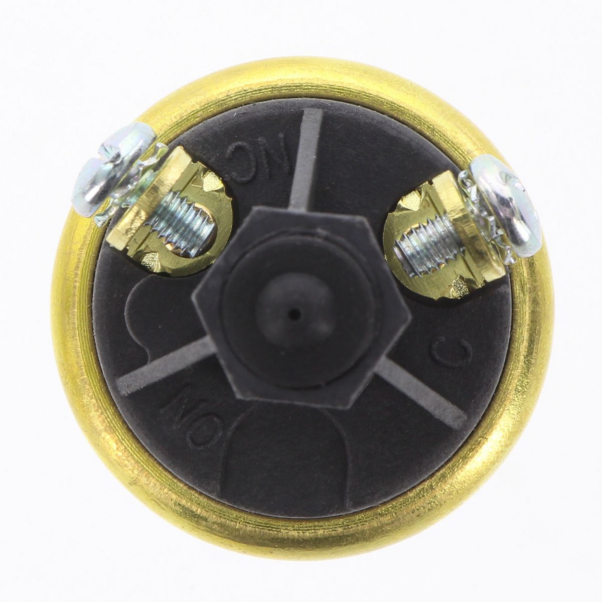 VDO Fuel/Oil/Air Pressure Switch Brass 2-Term Normally Closed 1.1-3psi 1/8in.-27NPTF 330.102C