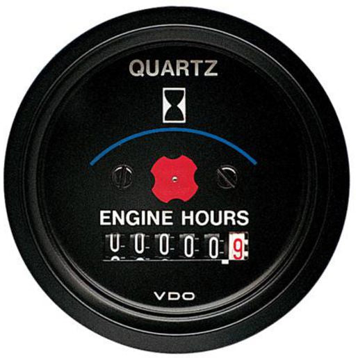 VDO Analogue Hour meter Illuminated 52mm Round 12V 331810012004