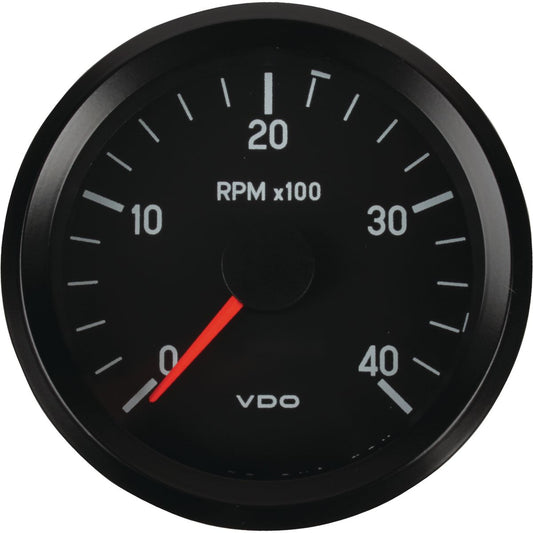 VDO Tachometer Elec 0-4000 RPM 80mm Round 12V 333035002