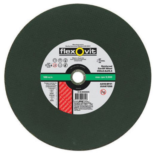 Flexovit High Speed Machine Cut Off Disc Metal 350x3.8x25.4mm 66252841626