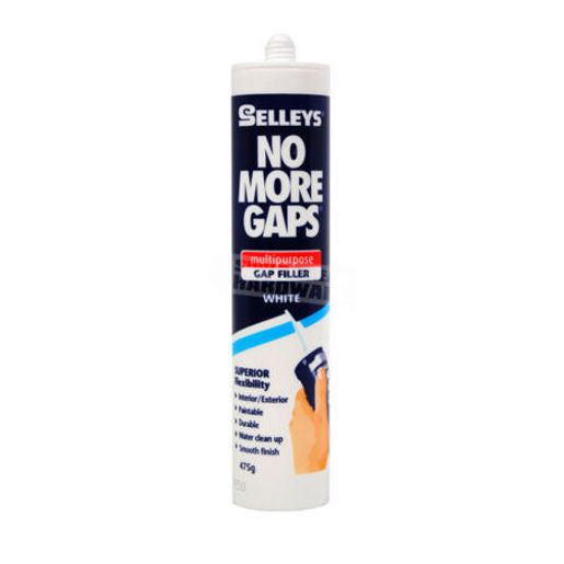 Selleys No More Gaps Adhesive White 475g NMGMW475G