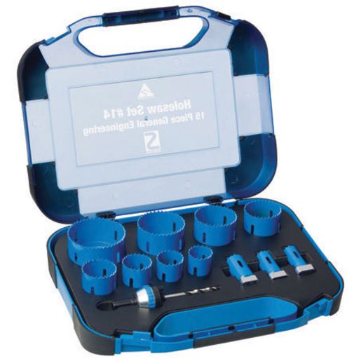 Sutton Holesaw Set Bi-Metal Cobalt HSS 11pc 19-76mm Dia H105S14