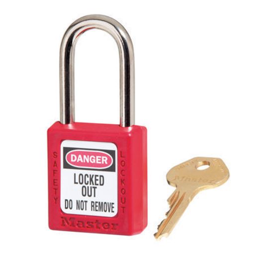 Master Lock Safety Lockout P/Lock Red 410RED