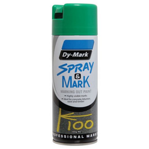 Dy-Mark Spray & Mark Marking Paint Green Aerosol Spray 350g 40013504