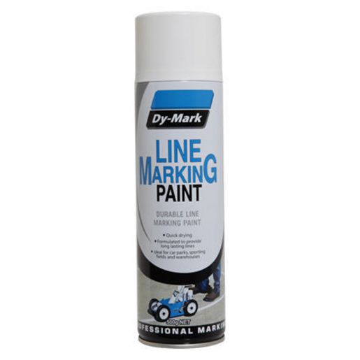 Dy-Mark Line Marking Paint White Aerosol Spray 500g 41015011