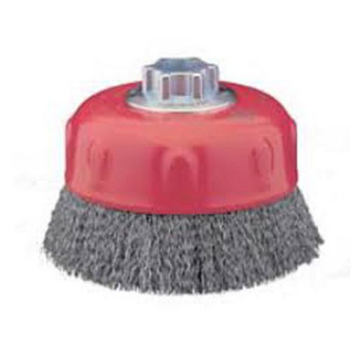 Josco 70mm Spindle Mounted HD Crimped Cup Brush 152