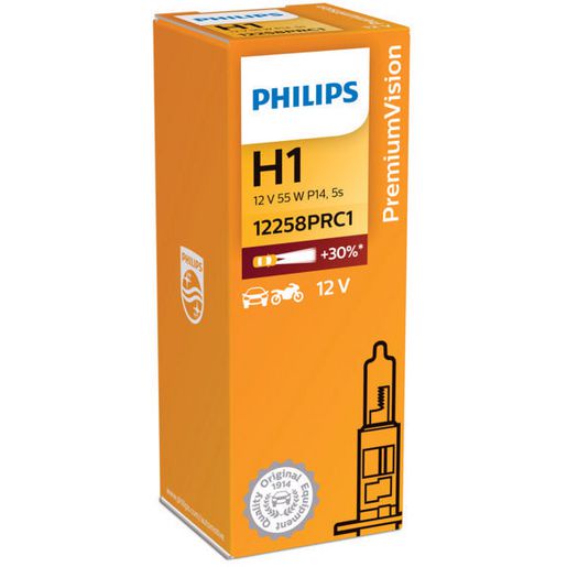 Philips Premium H1 Globe 12V 55W 12258PR