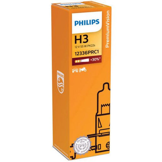 Philips Premium H3 Globe 12V 55W 12336PR