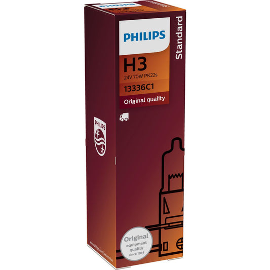 Philips H3 Globe 24V 70W Standard - 1 Pce 13336