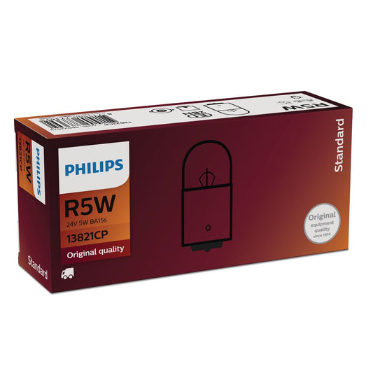 Philips Standard Bayonet Globe 24V 5W (10Pk) 13821