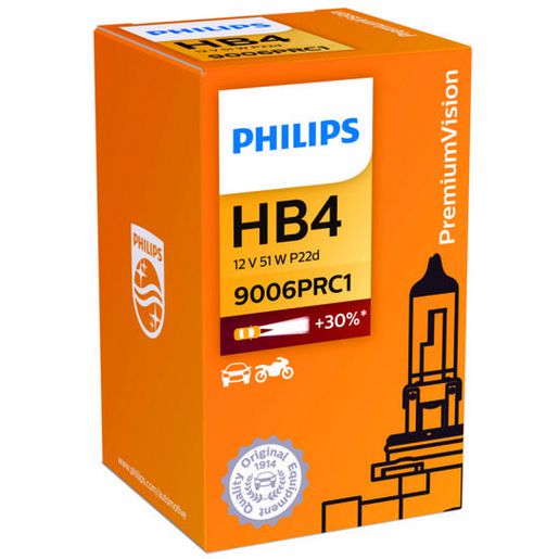 Philips Premium HB4 Globe 12V 51W 9006RR