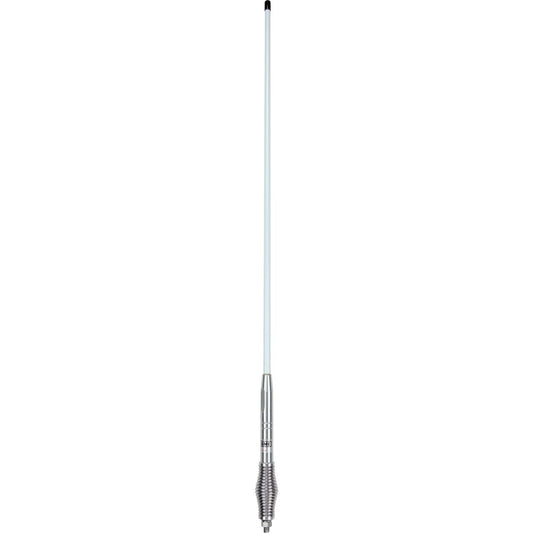 GME UHF CB Spring Base Fibreglass Radome Antenna 6.6dB 1040mm White AE4702