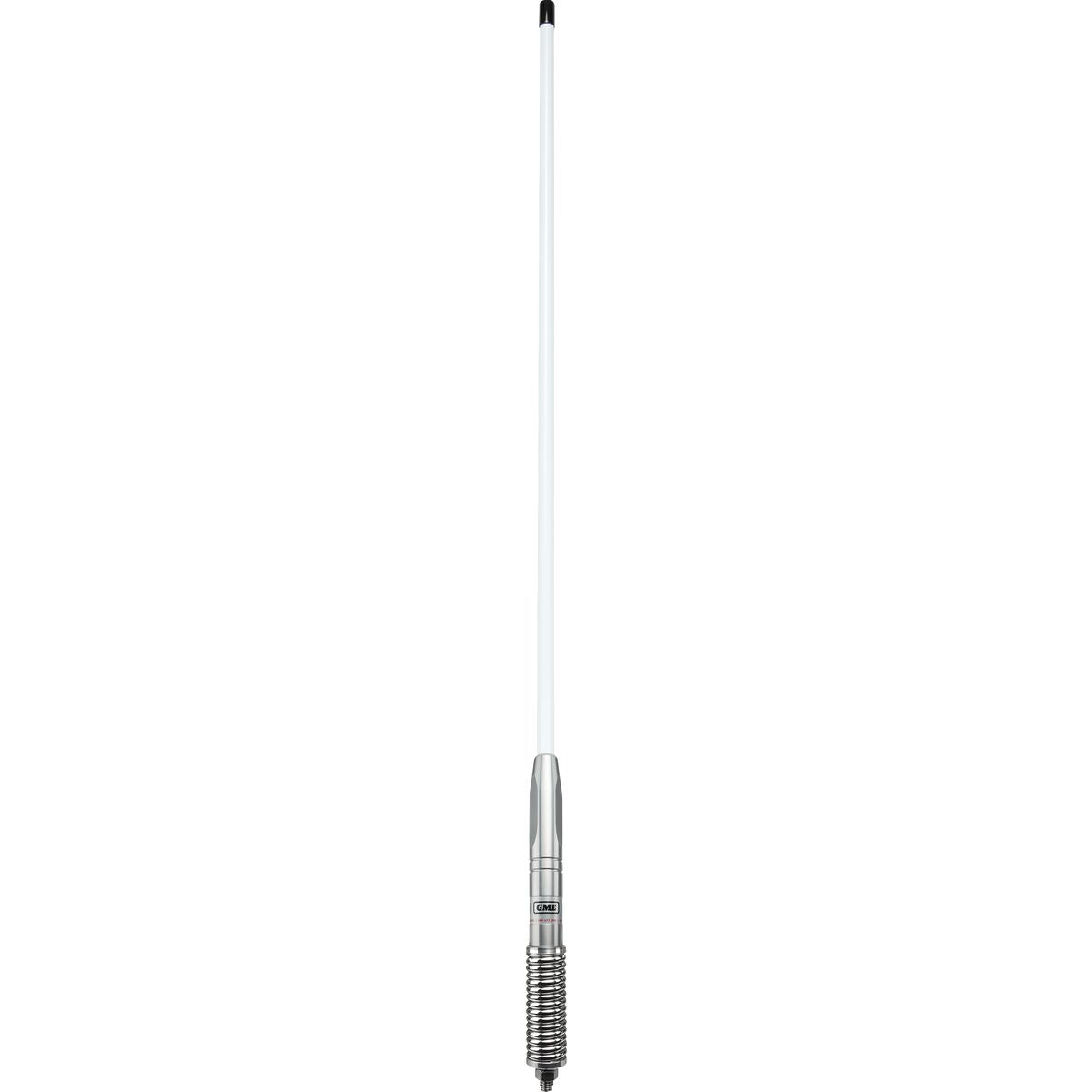 GME UHF CB Spring Base Fibreglass Radome Antenna 6.6dB 1100mm White AE4703