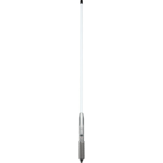GME UHF CB Spring Base Fibreglass Radome Antenna 6.6dB 1100mm White AE4703