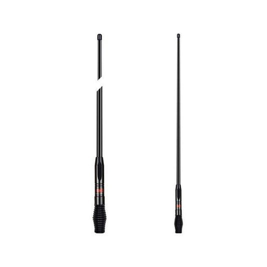 GME UHF CB Spring Base Heavy Duty Fibreglass Radome Antenna 6.6dB 1200mm Black AE4705B