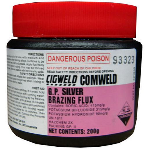 CIGWELD Comweld Gp Sba Flux Silver Brazing Gen Purpose 200G 321850