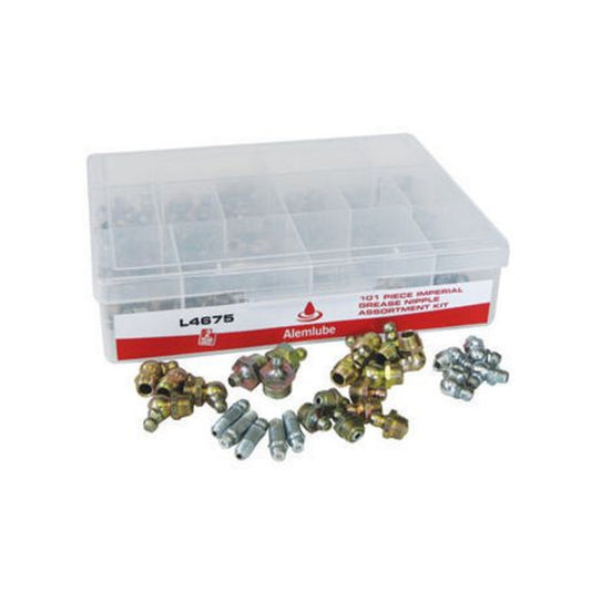Alemlube Imperial Grease Nipple Kit 101 Pcs L4675