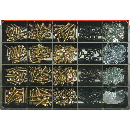 Champion Fastener 6mm Master Assortment Kit 21 Sizes 781Pk CA2206