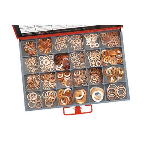 Champion Copper Washer Master Assortment Kit Metric 24 Sizes 565Pk CA2260